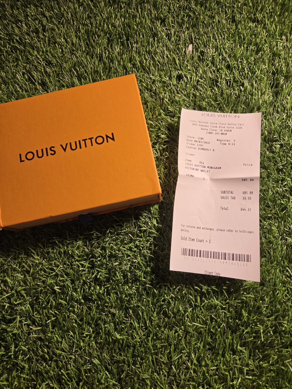 Louis Vuitton Orange Box - Luxury Men Accessories Presentation